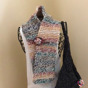 Unique one of a kind handmade! Scarf and headband